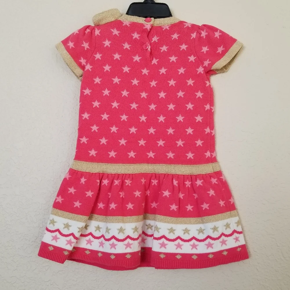 Gymboree Sparkle Star Bow Sweater Dress